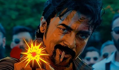 மிரட்டலான தோற்றம்.. சூர்யா - 44 கிளிம்ஸ்!